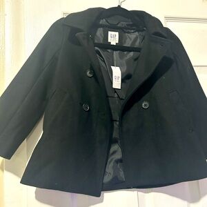 GAP Women's Classic Black Pea Coat